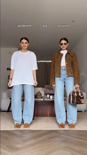 How to crop your t-shirt 🤍 | What do you think of this styling trick? 🤭 #fashion #style