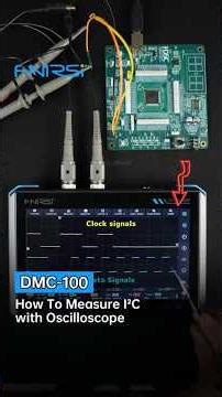 FNIRSI DPOS350P Oscilloscope SA SFA DDS | How to Measure I2C Signals #fnirsi #howto #i2c