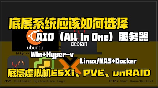 AIO服务器的底层系统应该如何选择，All in One