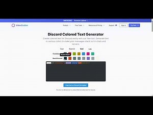 Discord colored text generator | Discord Color Codes Made EASY