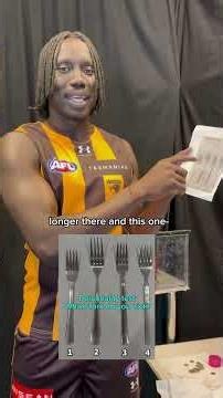 Which is the RIGHT fork to use? 🍴 #afl #footy #personality