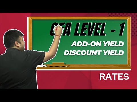 Add-on Yield, Discount Yield | Rates