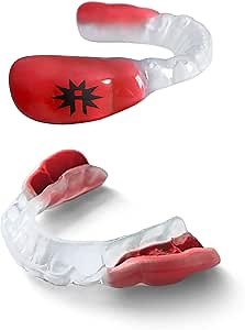 Impact Custom Mouthguards Professional Powerlift Mouth Guard for Strongman, Powerlifting, Crossfit and Bodybuilding iBurst Red