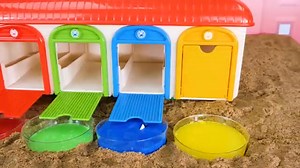 ¡Enseñe a los niños palabras en español e inglés con Painting Pororo Toy Car Fun! | Genevieve's Playhouse - Learning Videos for Kids