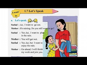 Let's Speak, Unit 1.7, My English Book Two, Std 2, Marathi Medium, Maharashtra State Board,