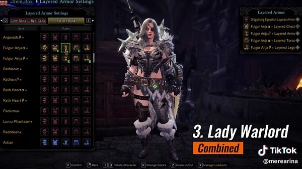 Female Layered Armor in Monster Hunter