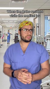 It’s scary out there for us ortho docs. The only nice thing is that the patients are admitted to medicine! #medicalhumor #orthopaedics #residencylife #ortho #surgeonlife #medical (This video is intended for medical humor) | Dr. Diego Barragan