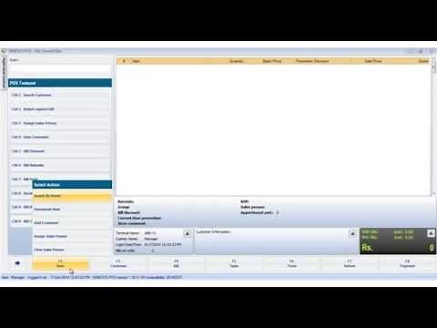 GINESYS Tutorials: How to operate The Item button in GINESYS POS