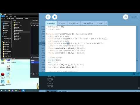 Collision Detection in Processing (JAVA)