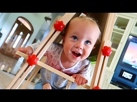 BABY GETS INTO A TIGHT SPOT!