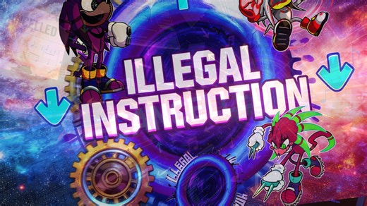 它回来了！屡次夭折的FNF模组重磅归来 011 “非法指令”重置版