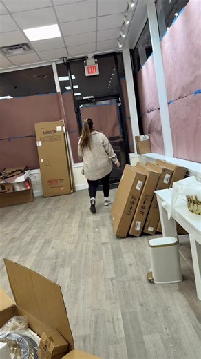 Angelina | Motherhood & Beauty on Instagram: "Opening a business is equal parts exciting and overwhelming ✨ As a first-time business owner, I’m learning quickly that I don’t have to do everything myself 👏 and honestly, I shouldn’t. Getting @thesweetsparklesociety ready has meant building furniture, hanging mirrors, mounting shelves, and making sure everything is safe and secure. Having @mrfixter.ny step in to help with the setup was such a game changer. There’s so much power in having reliable