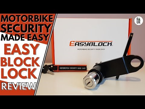 EasyBlock Lock Review | Motorbike Security Made Easy