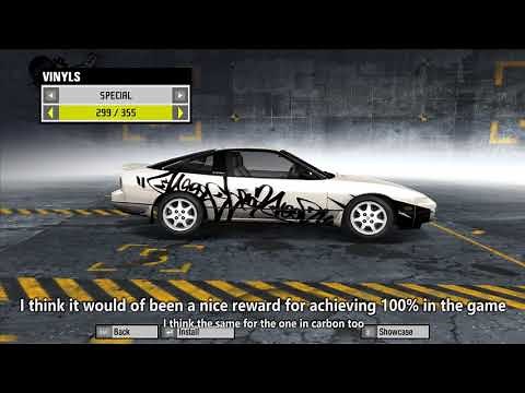 Need For Speed Prostreet: Hidden Special Vinyl Menu (Download In Description)