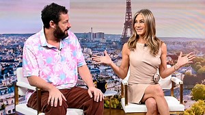 Jennifer Aniston and Adam Sandler talk new movie, ‘Murder Mystery 2’