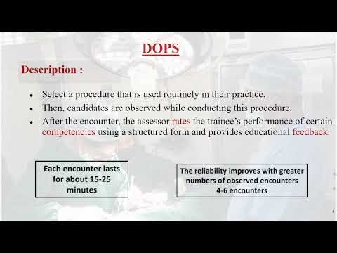 Direct Observation of Procedural Skills 💥(DOPS)💥