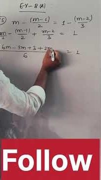 linear equations in one variable