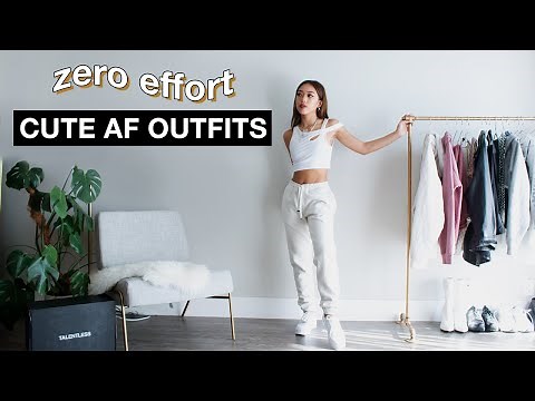 CUTE LAZY & COMFY OUTFITS | zero effort outfit ideas