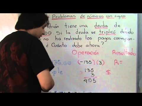 243 Problemas de Números con signo
