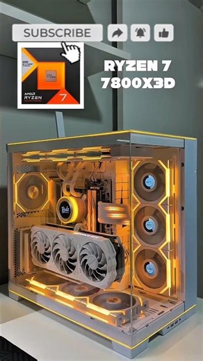 Ryzen 7 7800X3D Build Showcase #ryzen #amd #asus #showcases