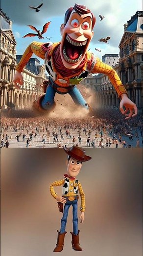 Scary Version Of Toy Story Characters #horror #creepy #toystory #trending
