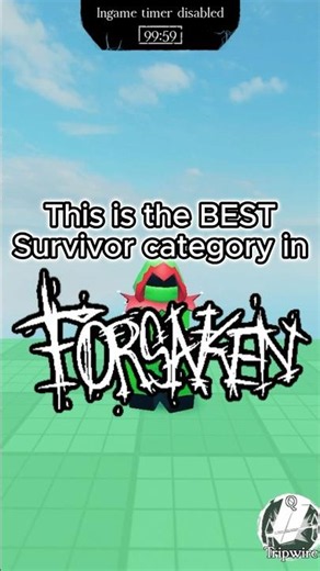 This Is The BEST Survivor Category In Forsaken! #roblox #robloxshorts #forsaken #viral