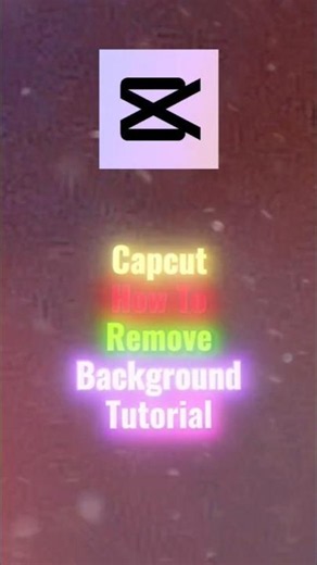 How to remove Background in Capcut 🔥