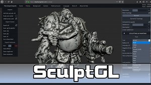 SculptGL Open Source WebGL Sculpting Application – GameFromScratch.com