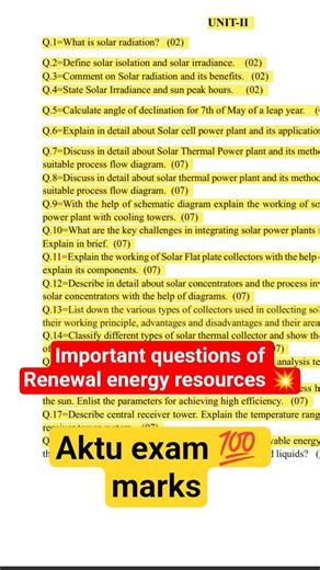 all units important questions #aktu #shorts #viral #notes #important #motivation #exams #strategy
