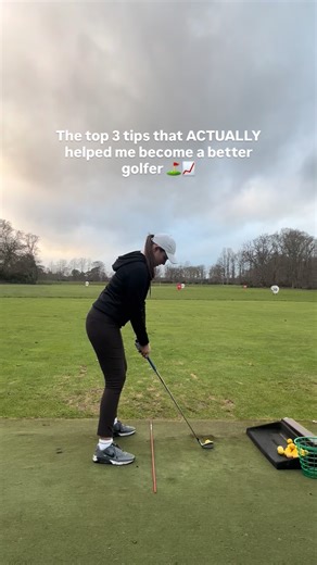 Lily Walker on Instagram: "Having played golf for 12 years (currently off a 1 handicap) here are the top 3 tips that actually helped me lower my scores ⬇️ 1. Alignment is EVERYTHING This is something I’ve only started paying close attention to recently and it’s made a huge difference. When I’m on the course and my swing feels off, it’s almost always due to my alignment. Golf swings don’t change much round to round, but the basics can (alignment, setup, grip, etc). I now always use an alignment s