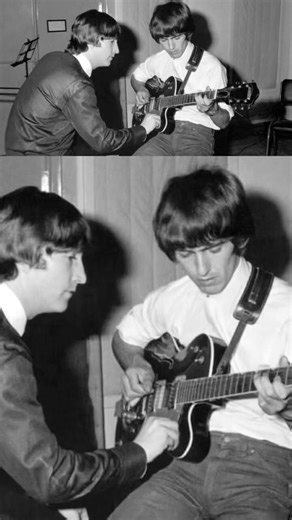 The Guitar Intro to the Beatles Song Baby’s In Black #thebeatles #johnlennon #georgeharrison