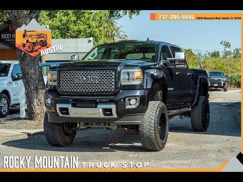 2016 GMC Sierra 2500HD Denali Z71 4X4 / 6.6L DIESEL / ALLISON 6 SPEED