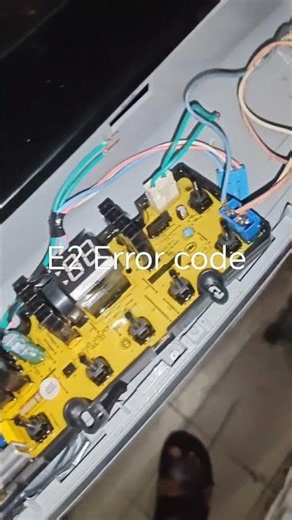 How to fix Sharp Washing machine E2 error code? #washingmachine #shortsreels