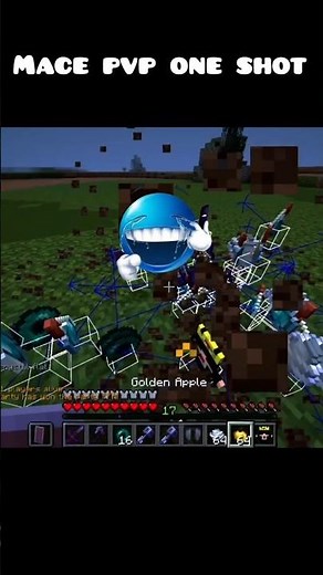 how to do one shot in mace pvp #shorts #minecraft #pvp #edit
