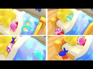 Kirby and the Forgotten Land - All Sleeping Animations (Nintendo Switch)