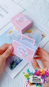 Diy Easy And Cute Mini Suitcase |How to make suitcase| #shorts #viralshort #tranding #shortfeed