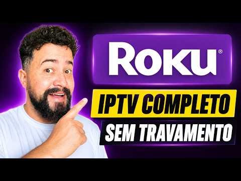 🔥IPTV PARA ROKU TV: TESTEI AO VIVO E OLHA NO QUE DEU 😱