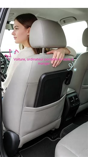 Table de repas pour volant de voiture, bureau pour ordinateur portable, plateau à café pour accessoires de voiture #gadgetessentiel #gamingchair #pouletairfryer #boardgame #kitchenmusthave #detailingtools #familycar #smallspacesolutions #diyforkids #pooltable