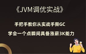 建议收藏丨马士兵亲授：Jvm垃圾回收原理丨JVM调优实战丨垃圾回收算法丨PB级大数据项目实战