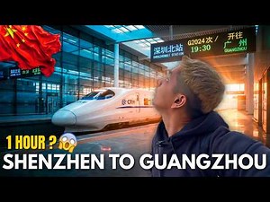 Shenzhen to Guangzhou in 1 Hour! 🇨🇳 China’s Bullet Train Experience