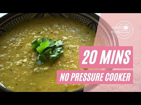 The best 20 minute dal ⏳ No pressure cooker, no problem Ⓥ