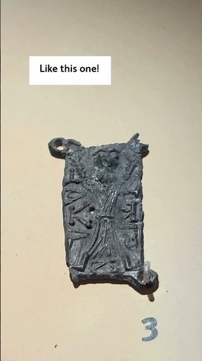 A pilgrim badge mould and badge from St Andrews