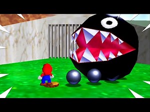 最強のワンワンに襲われました。今すぐ逃げろ【スーパーマリオ64】