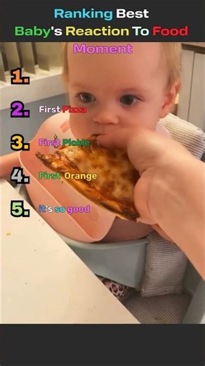 Ranking the Best Baby Reactions to Food | Ranking part 4