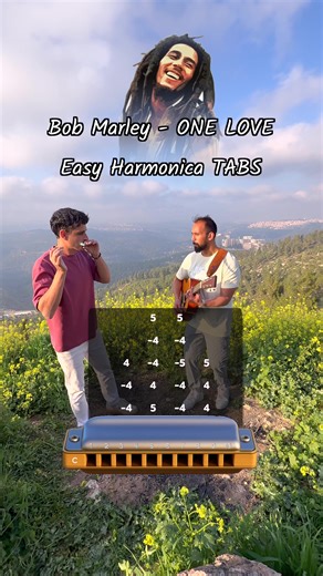 ‏Bob Marley time #bobmarley #harmonica #tutorial