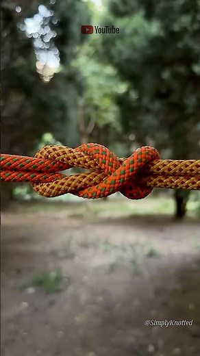 Master the Figure-8 Bend: The ultimate 2-rope join! 🪢💛