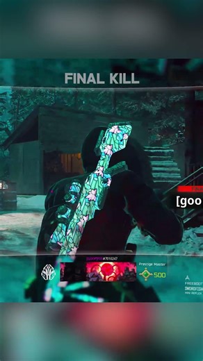 Racist gamer girl wasn't happy with this new gun... #blackops #callofduty