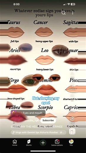 I don’t wanna show my eyes