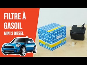 Wie man den Dieselfilter des Mini Cooper 1.6 D austauscht.