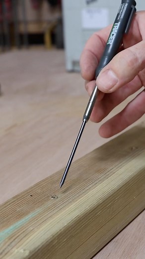 1.4M views · 5K reactions | The TRACER Deep Hole Marking Pencil ✍️ The perfect tool for Carpenters, Joiners, Kitchen Fitters. It's 120mm retractable leads allows you to mark through beams & joists with ease. #TRACERTools . . . . #UKConstruction #ConstructionMarkers #TRACERMarkers #TRACER #Carpentry #Woodworking #Tradespeople #Builders #Plumbers #Plumbing #Electricians #Roofers #Construction | TRACER Tools - UK | Facebook